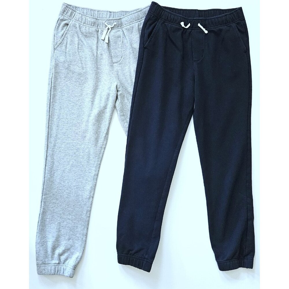 Janie and Jack 14-16 Boys Sweatpants Joggers Navy Grey Pants Lot